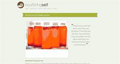 Desktop Screenshot of nourishingself.com